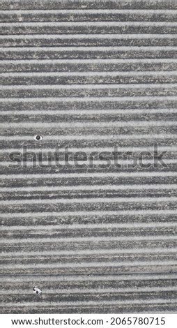 Asbestos roff background grey pattern