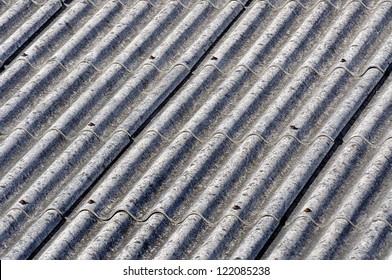 Asbestos roof background