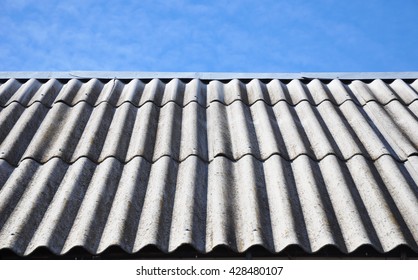 Asbestos Roof Asbestos Roofing Construction Stock Photo 577231393 ...