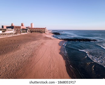 Asbury Park Beach In New Jersey At Sunrise