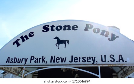 Asbury Park, New Jersey/ United States- April 28, 2020: The Stone Pony Concert Venue