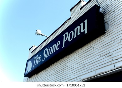 Asbury Park, New Jersey/ United States- April 28, 2020: The Stone Pony Music Venue