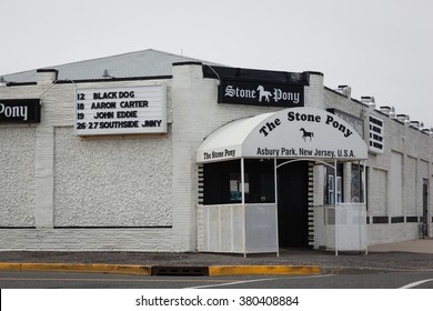 ASBURY PARK, NJ, USA - FEBRUARY 19: A View Of The Famous Stone Pony On February 19, 2016.