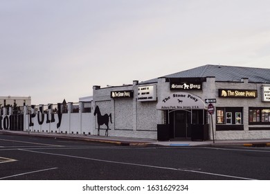 ASBURY PARK, NJ, USA - November 13, 2019: A View Of The Famous Stone Pony On November 13, 2019