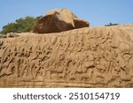 Asceticism of Arjuna at Mahabalipuram