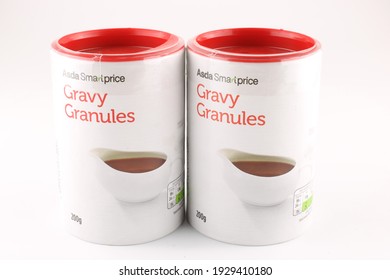  Asda Smart Price Gravy Granules, Asda Own Brand Foods, Shopping On A Budget Concept. Lancashire, UK, 04-03-2021: