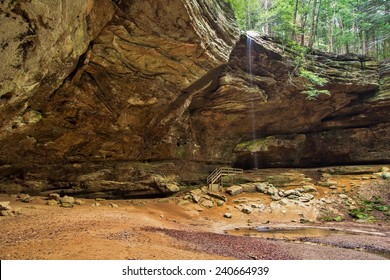 Ash Cave located in Hocking Hills State Park. Logan, Ohio.
