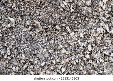 Ash close up as background. Cigarette ash texture top view