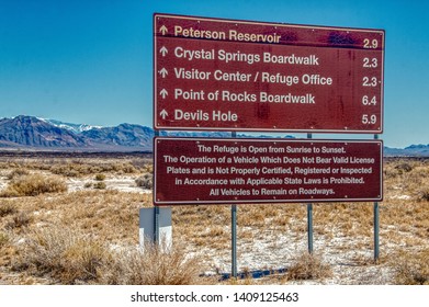 Ash Meadows National Wildlife Refuge In Nevada