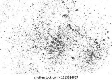 Ash Pile Isolated On White Background Stock Photo 1513814927 | Shutterstock