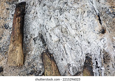 The Ash Is Produced By Burning Firewood.