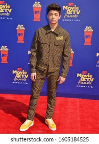 Asher Angel 214 Attends The 2019 MTV Movie And TV Awards At Barker Hangar On June 15, 2019 In Santa Monica, California