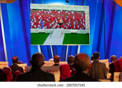 Ashraf 3, Albania, July 12, 2021 – The Free Iran World Summit 2021 Held With Thousands Of Members Of Iranian Opposition Movement MEK. Maryam Rajavi, President-elect Of NCRI, Addressed The Event.