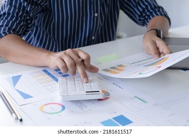 Asia Stock Trader Agent Or Sale Tax Loan Broker Advice Brief And Point Hand To Graph Report Talk To Client At Office Desk Show Budget Chart Data Or Legal Result On Claim Form. Trust Will In Work Plan.