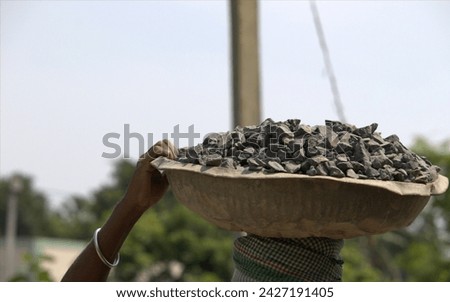 Similar – Image, Stock Photo When coal was still being delivered … Dilapidated Berlin apartment building with “Koks” written on it.