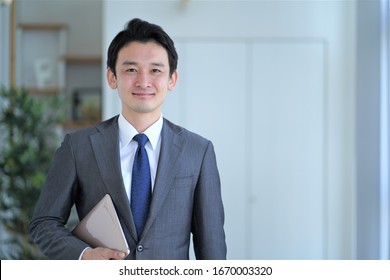 Asian Alone Businessman Japanese Korean Chinese