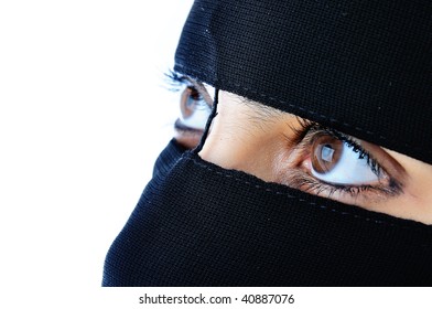 Asian Arabic Muslim Woman Significant Clothes Stock Photo 40887076 ...