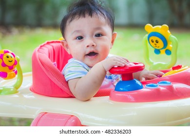 Asian Baby Cute Boy Walker Stock Photo 482336203 | Shutterstock