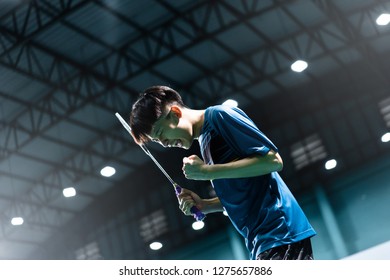 Asian Badminton Player Is Glad He Scored