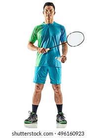 Asian Badminton Player Man Isolated