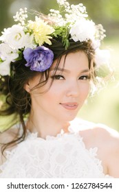 Asian Bride Closeup