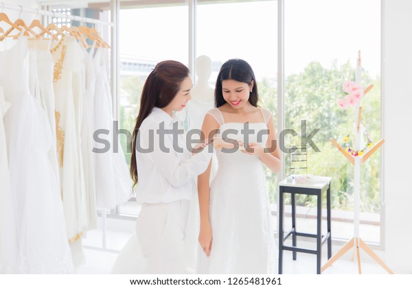 Asian Bride Thai People Choosing Wedding Stock Photo Edit Now