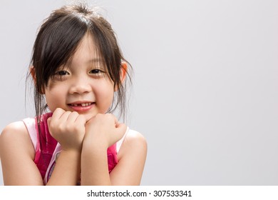 Asian Child or Kid Smiling 