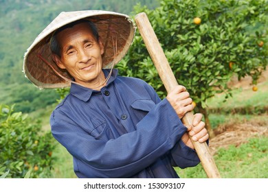 asian field worker hat