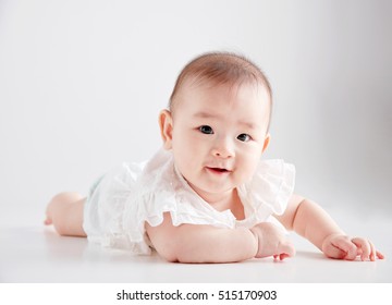 Asian Cute Baby Photography In The Studio