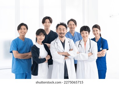 Asian doctors working in hospitals - Shutterstock ID 2275065715