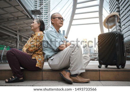 Similar – Train station stairs. Outdoor stairways side view.