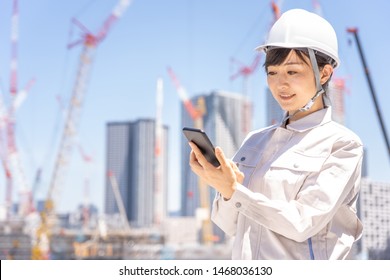 工事現場 女性 日本 の写真素材 画像 写真 Shutterstock