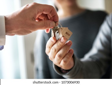 Asian Family Buy New House