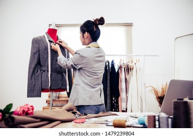 Asian Female Fashion Designer Girl Making Stock Photo (Edit Now) 1479239804