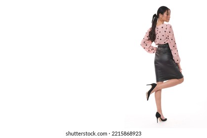 Asian Female In Fashion Photo Session.