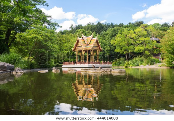 Asian Garden Lake Thaisala Westpark Munich Stock Photo Edit Now