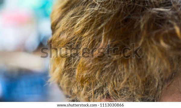 Asian Girl Blonde Hair After Tinting Stock Photo Edit Now 1113030866