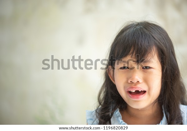 Asian Girl Crying Tears On Face Stock Photo 1196820829 | Shutterstock