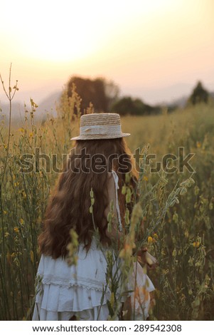 Similar – Image, Stock Photo Sunset Vacation & Travel