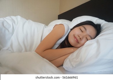 Asian Girl Sleeping