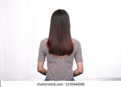 Asian Girls Long Hair Back Stock Photo 1150444688 | Shutterstock