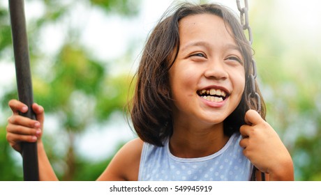 Asian Kids Happiness And Smile