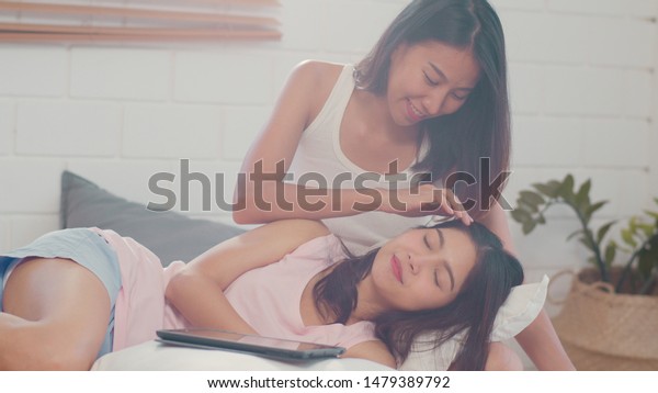 Asian Lesbian Shower