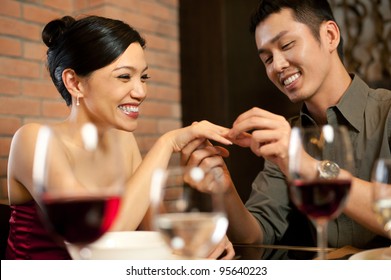 Asian Lifestyle Romantic Dinner