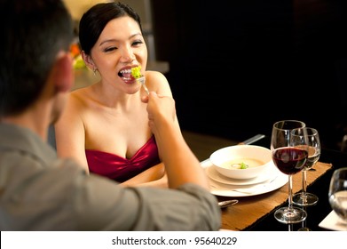 Asian Lifestyle Romantic Dinner