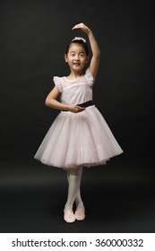 Asian Little Girl Ballerina