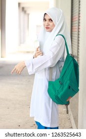 Asian  in Malaysian High School girl education concept.  - Shutterstock ID 1263525643
