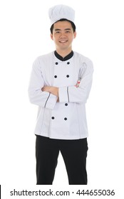 Asian Male Chef Full Body