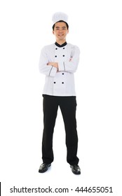 Asian Male Chef Full Body