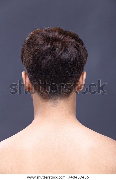 Asian Man After Applying Make Hair Stockfoto Jetzt